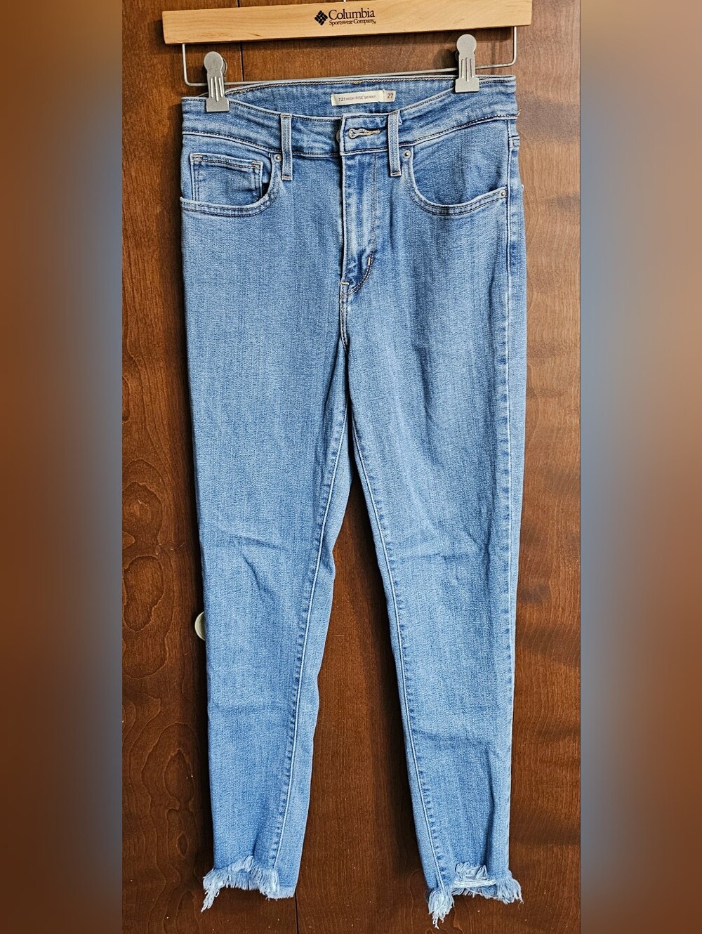 Levi's 721 High Waist Skinny Jeans Sz 27